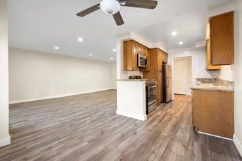 Two Bedroom Apartment Kitchen and Living Room - Photo Gallery 2