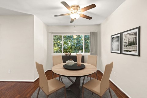 Dining Room at White Oak Terrace Apartments, California, 91316