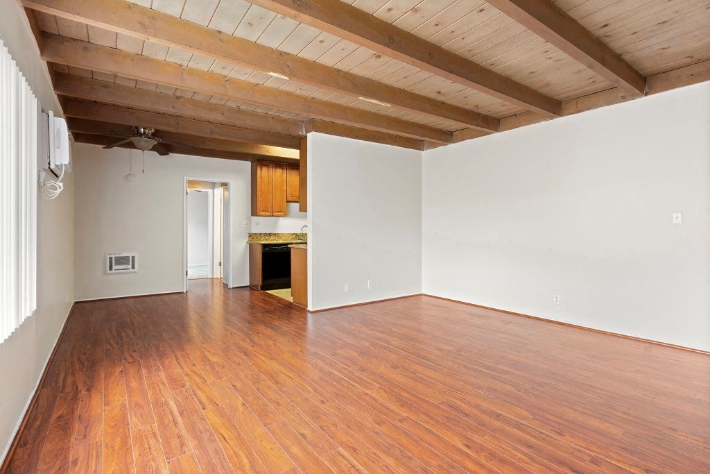 Living Room at Parthenia Terrace Apartments, Canoga Park, California