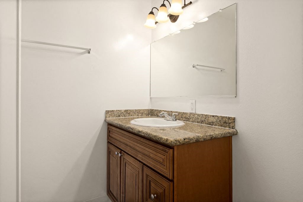 Vanity Lights at Parthenia Terrace Apartments, Canoga Park