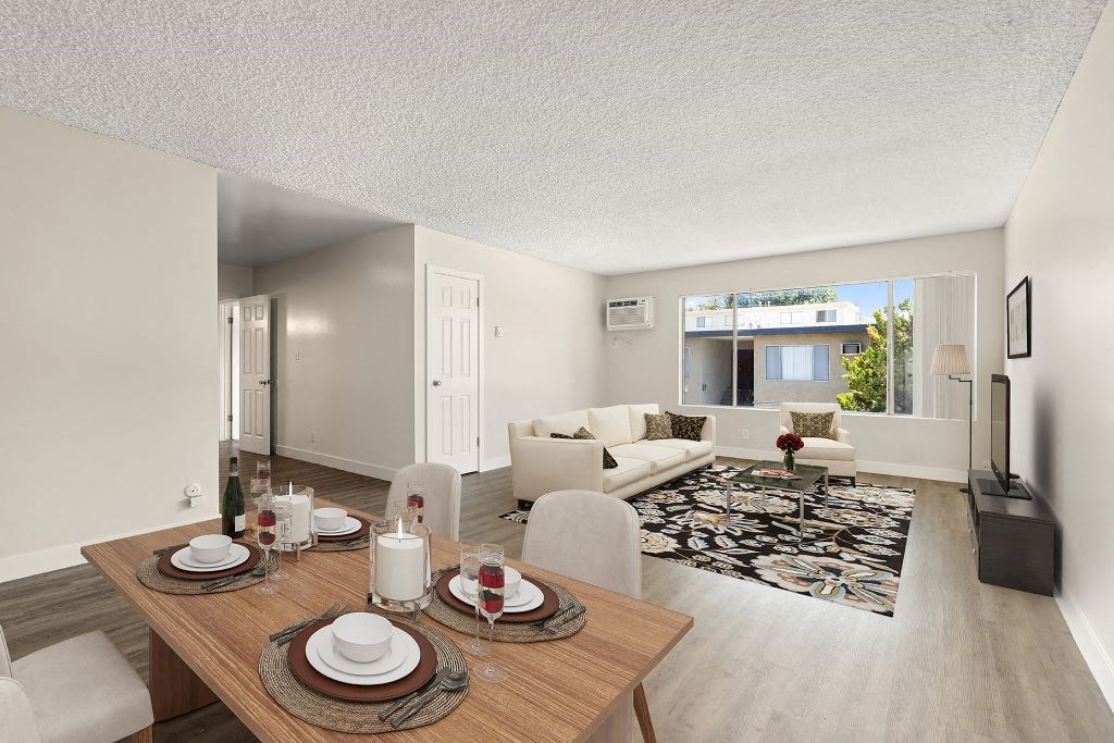 Elegant Dining Space at Parthenia Terrace Apartments, Canoga Park, CA