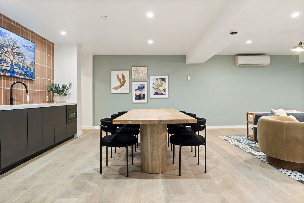 Clubroom Dinning Area at Brookside Terrace Apartments, Encino, CA
