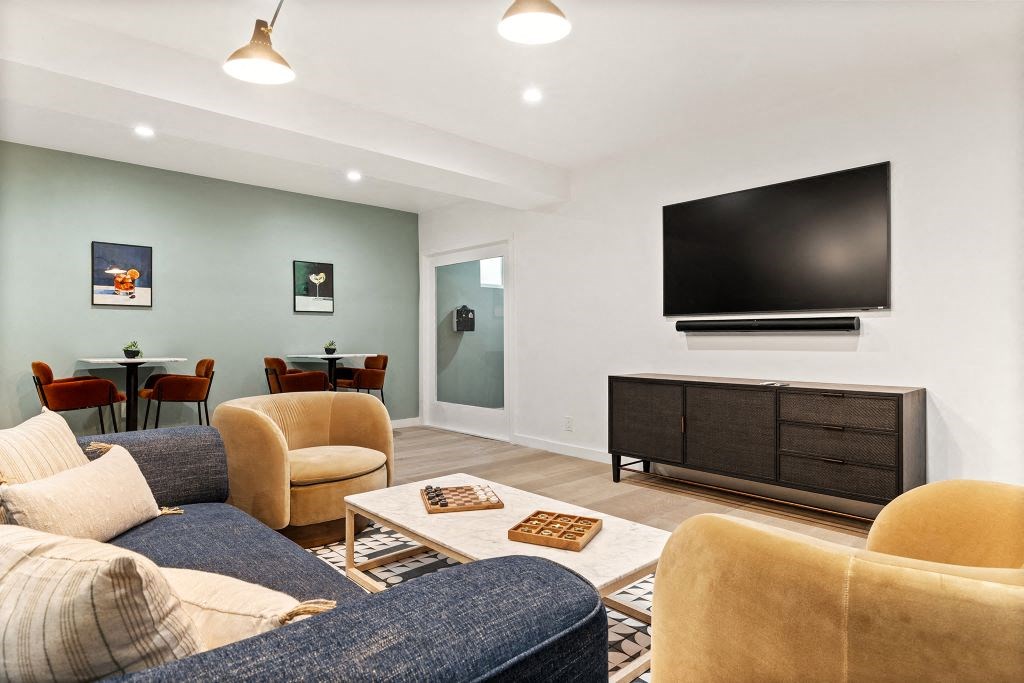 Clubroom Sitting Area at Brookside Terrace Apartments, Encino
