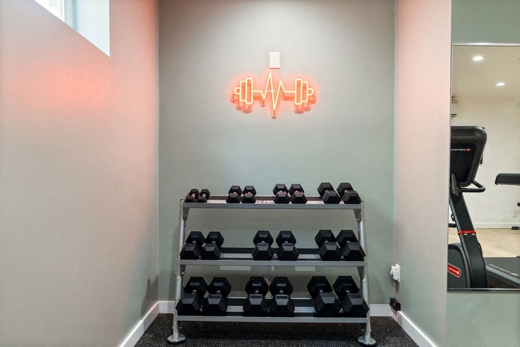 Gym Weights at Brookside Terrace Apartments, California, 91316