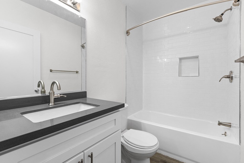 Bathroom at Brookside Terrace Apartments, Encino