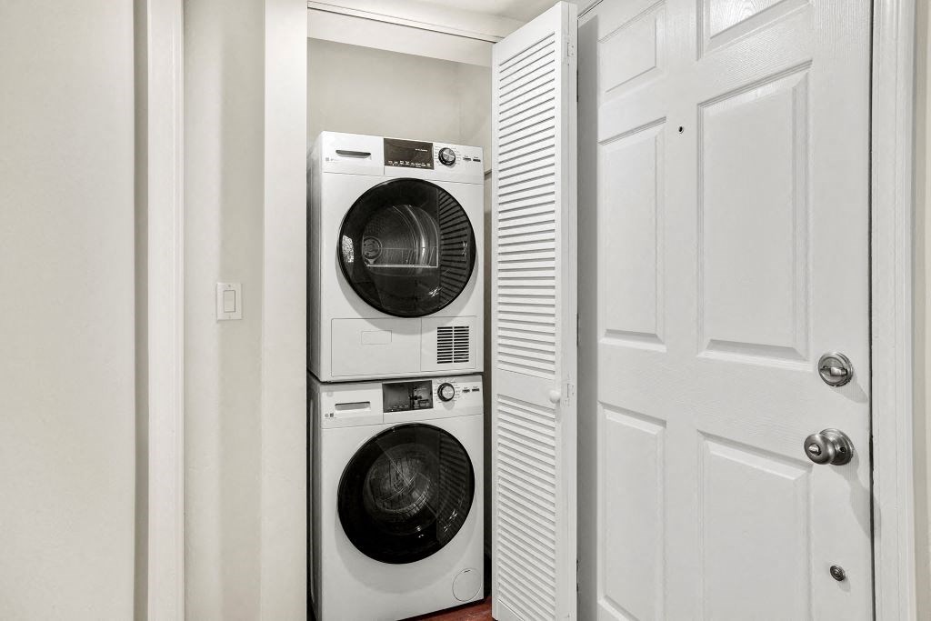 Stacked Washer and Dryer in Jaclyn Terrace Apartments