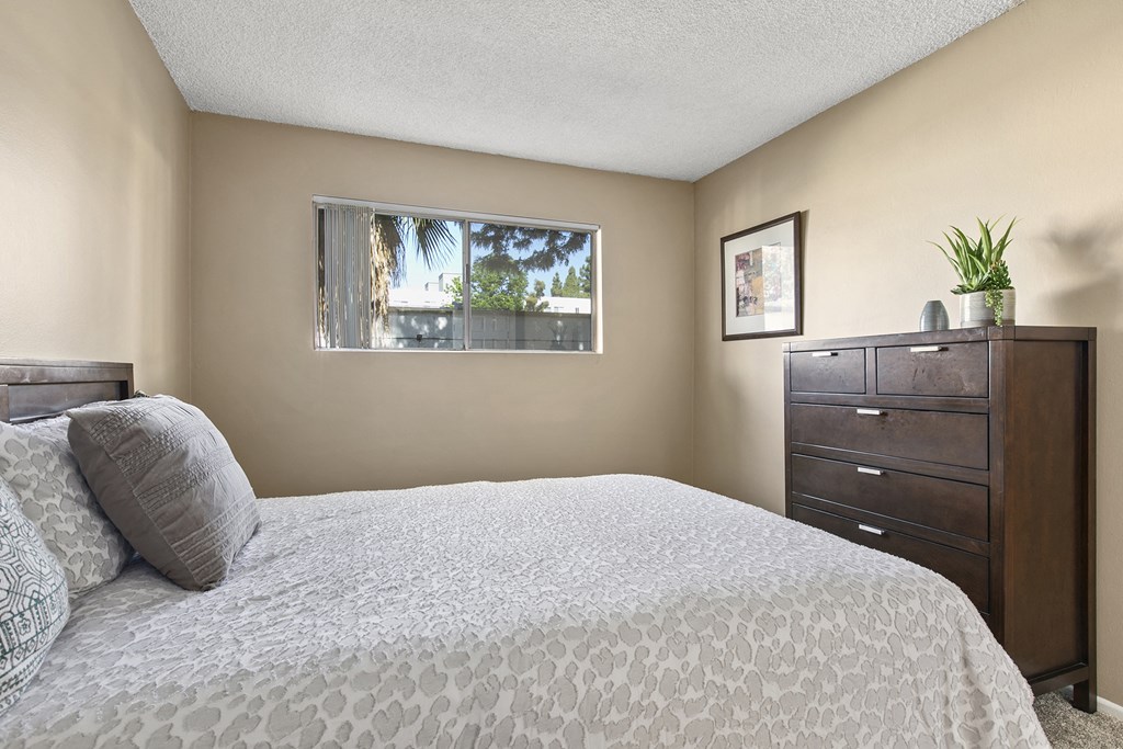Spacious Bedroom at Parkview Terrace Apartments, Sherman Oaks, 91423