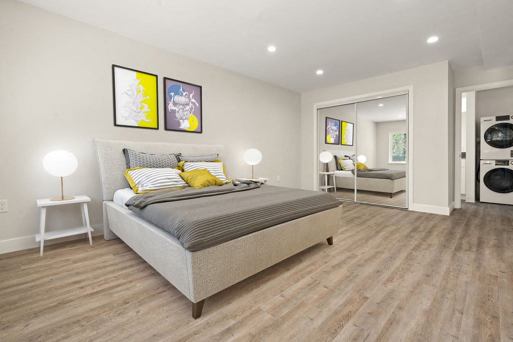 Bedroom With Closet at Woodland Trio Apartments, North Hollywood, CA