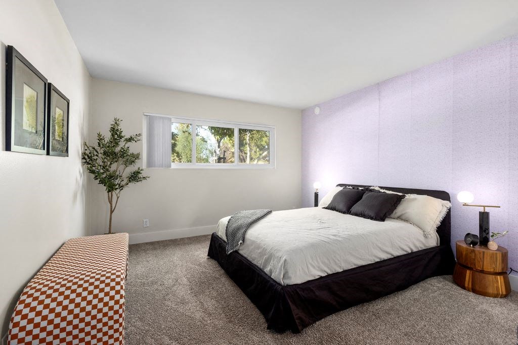 Master Bedroom at The Meadows at Westlake Village Apartments, Westlake Village, CA 91361