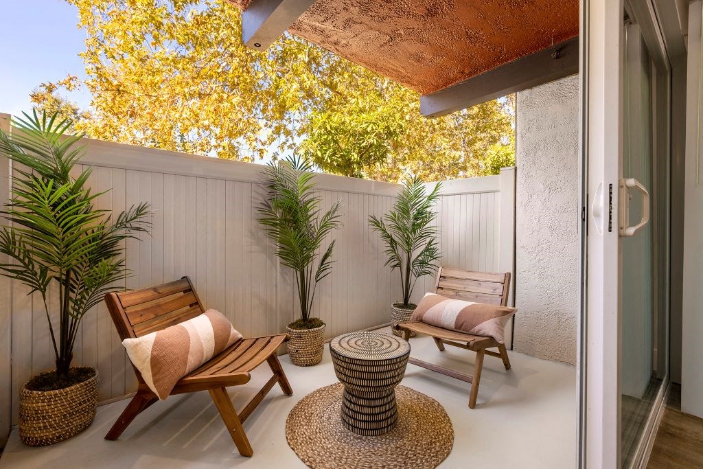 Apartment Patio at The Meadows at Westlake Village Apartments,California