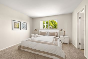 Large Bedroom at Topanga Canyon Apartments, West Hills, 91304