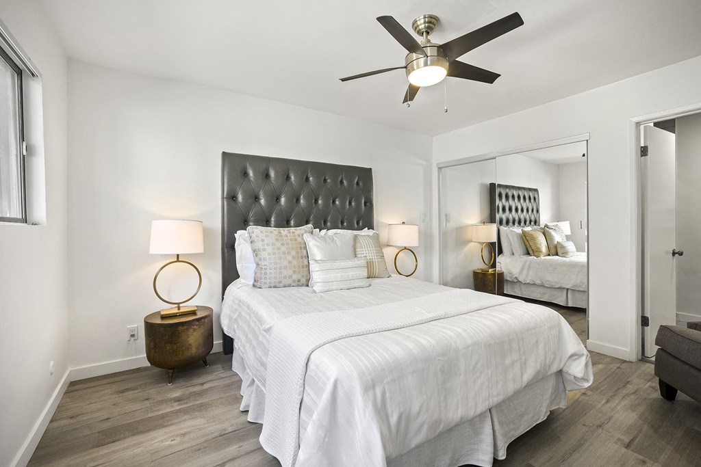 Master Bedroom in Valley Village Apartments