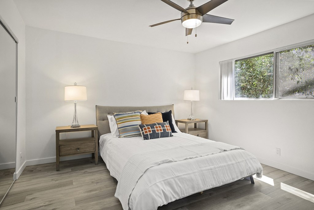 Bedroom at Kling Trio Apartments in Valley Village