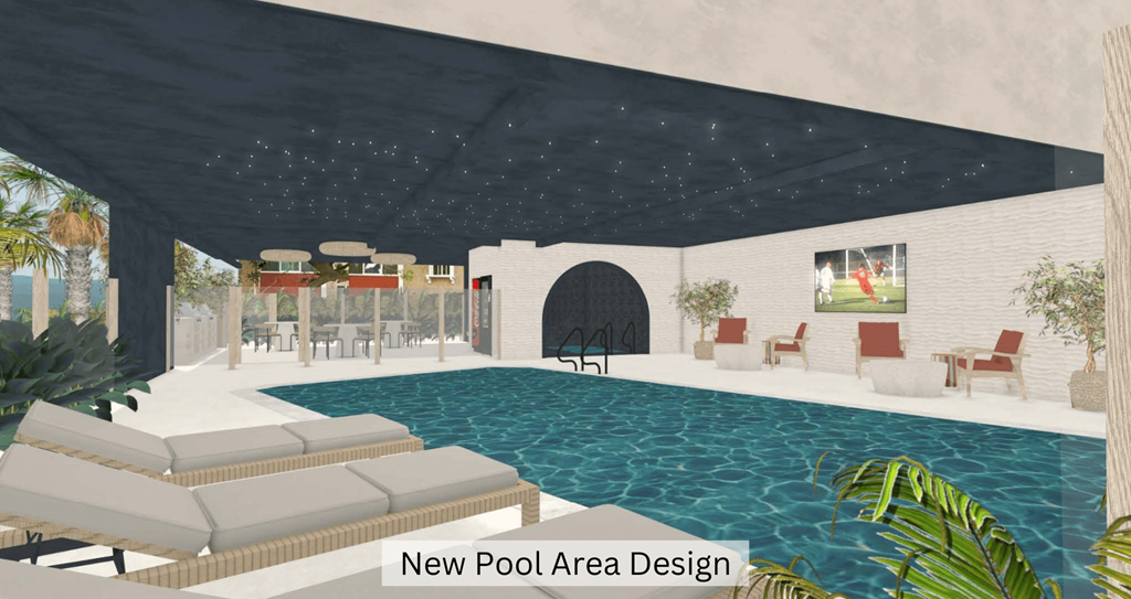 Pool Area at Casa De Marina Apartments, California 90066