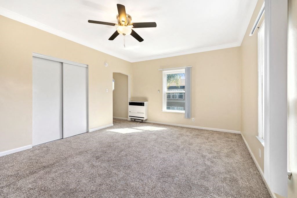 Studio Apartment Living and Bedroom