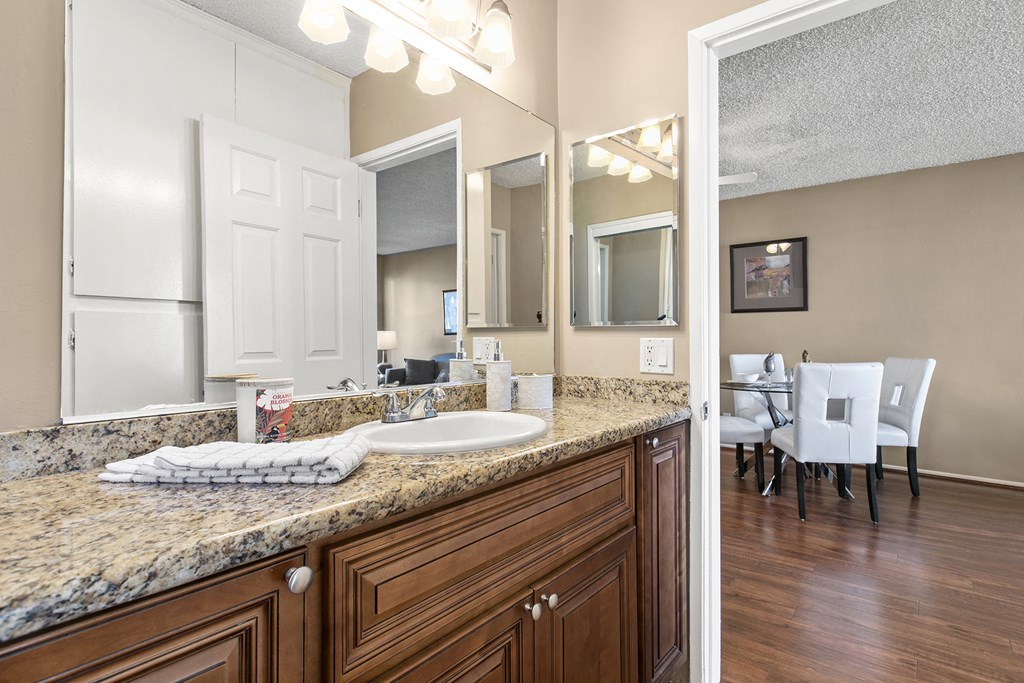 Bathroom at Parkview Terrace Apartments, Sherman Oaks, 91423