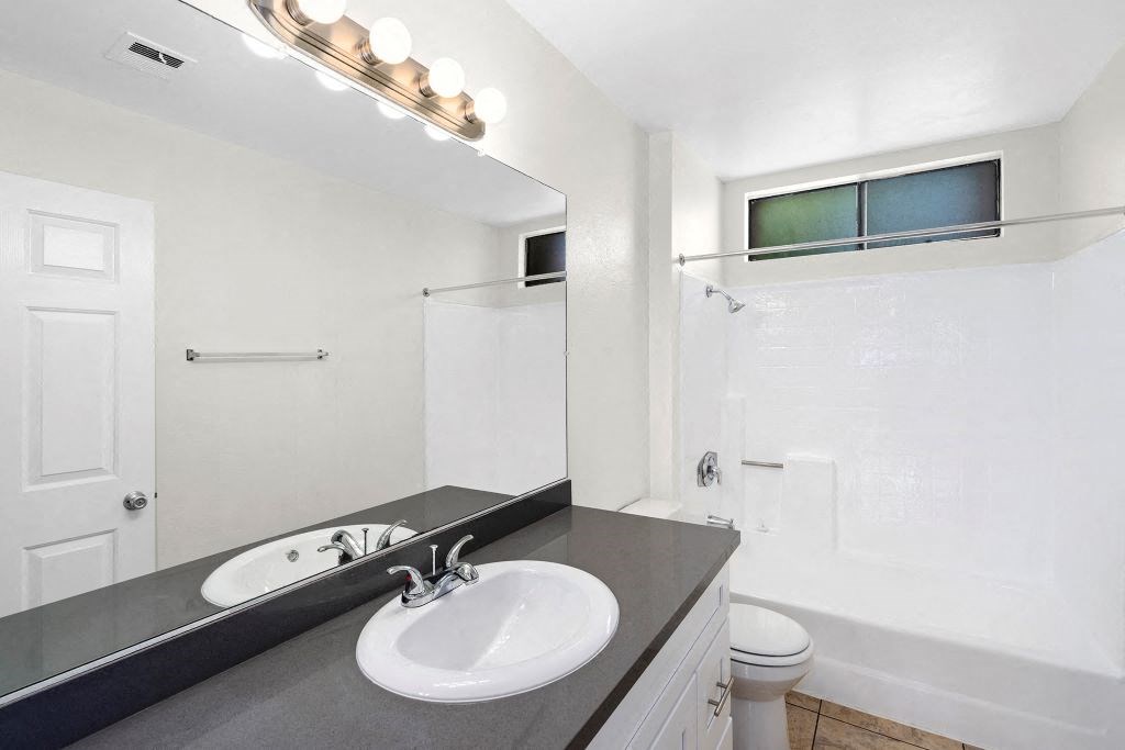 Bathroom at Topanga Terrace Apartments in Canoga Park