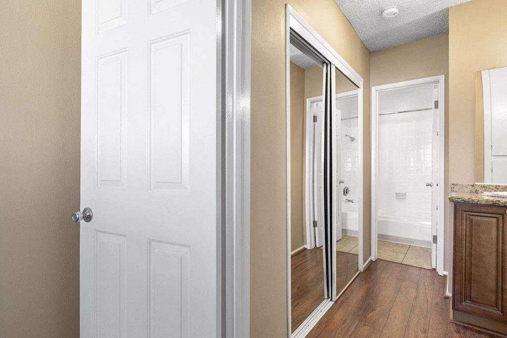 Hallway at Parkview Terrace Apartments, Sherman Oaks