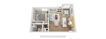 Brookside Terrace One Bedroom Apartment