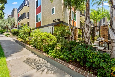 Street Side View at Parkway Plaza Apartments, Culver City, California