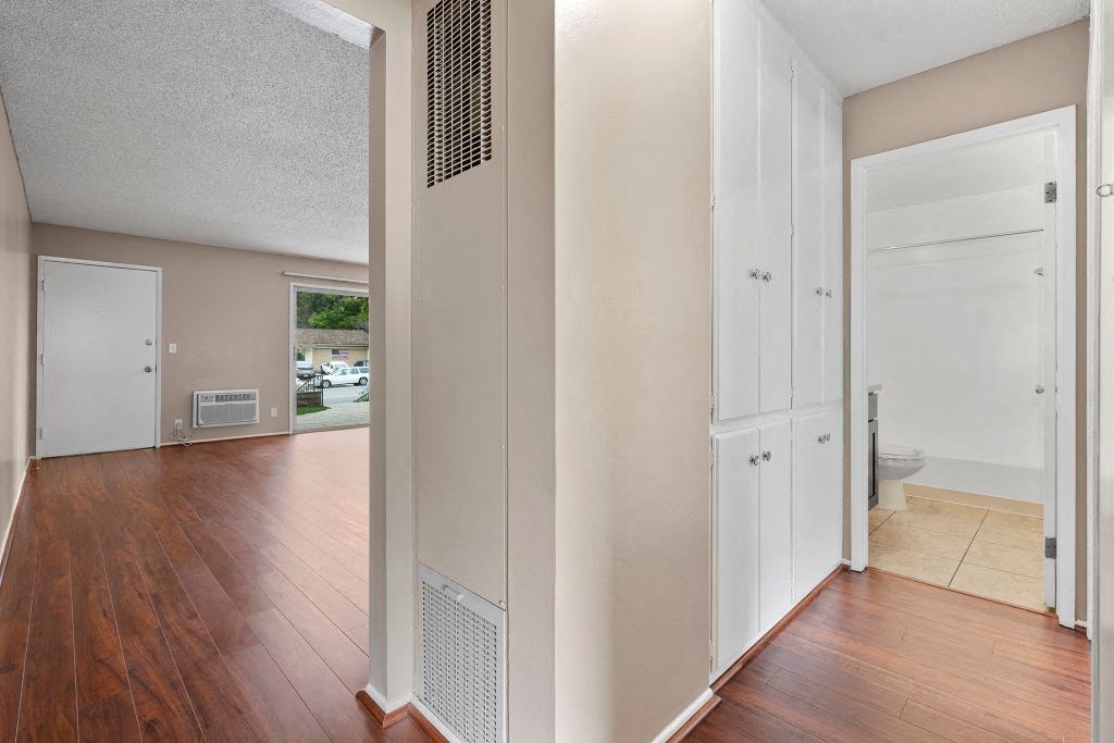 a view of the living room from the dining room