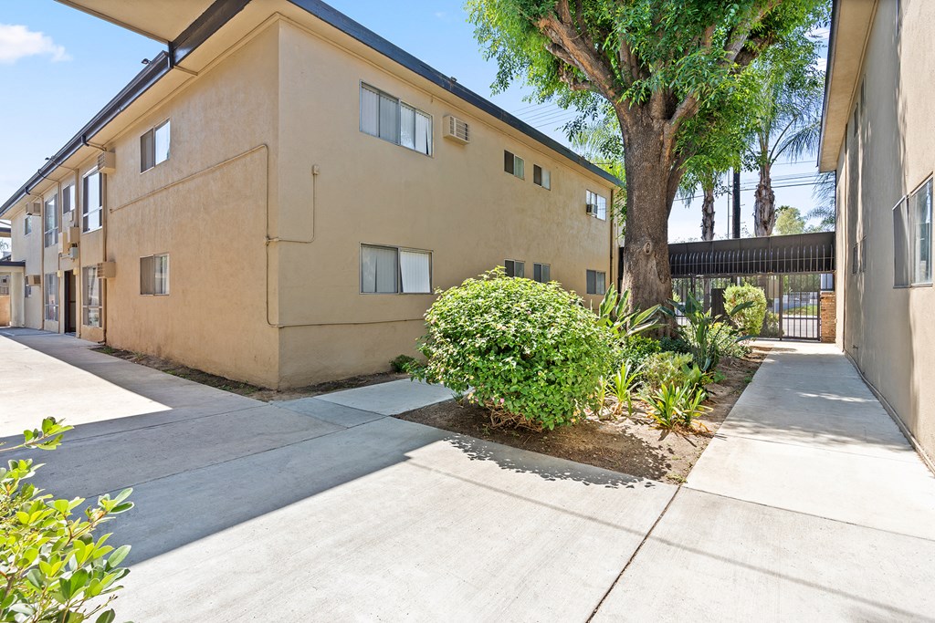 Exterior Porch at Parthenia Terrace Apartments, Canoga Park, 91304