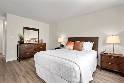 Bedroom at Parkway Terrace Apartments, Culver City, CA, 90230