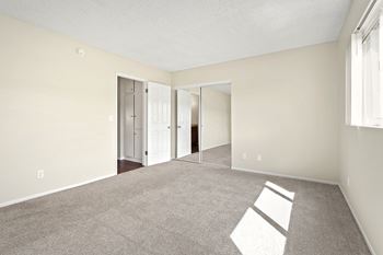 Empty Living room at Casa De Marina Apartments, Los Angeles, CA