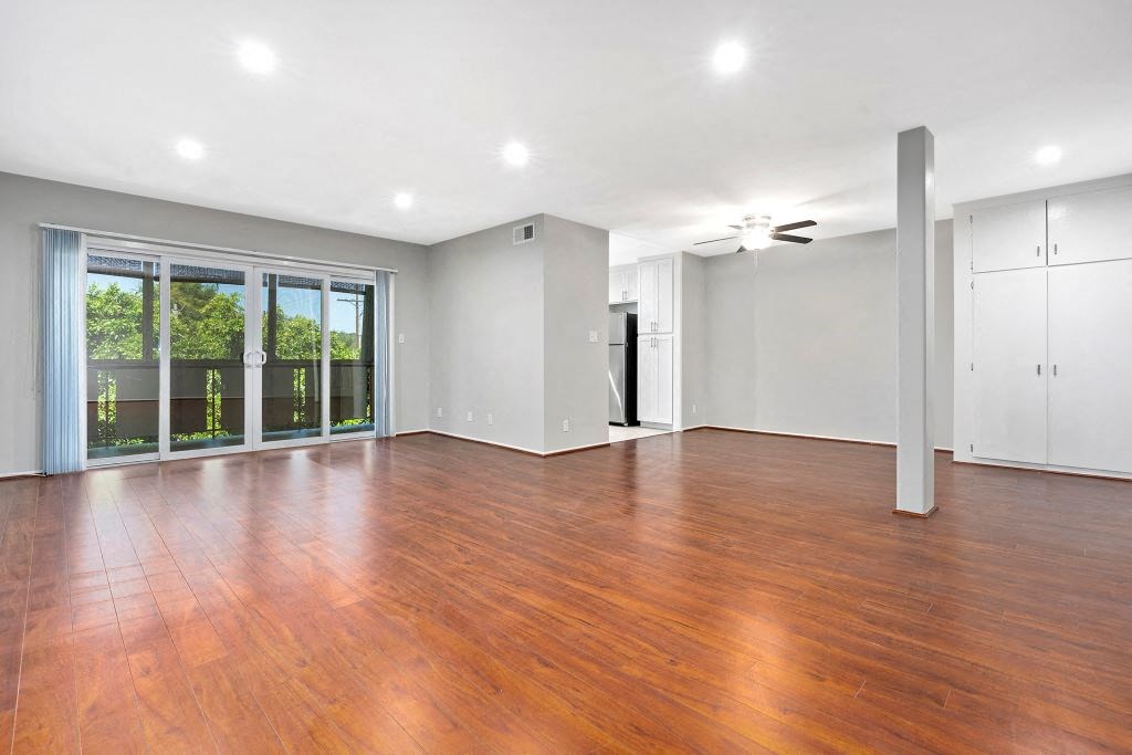 Sherman Oaks apartment with wood flooring
