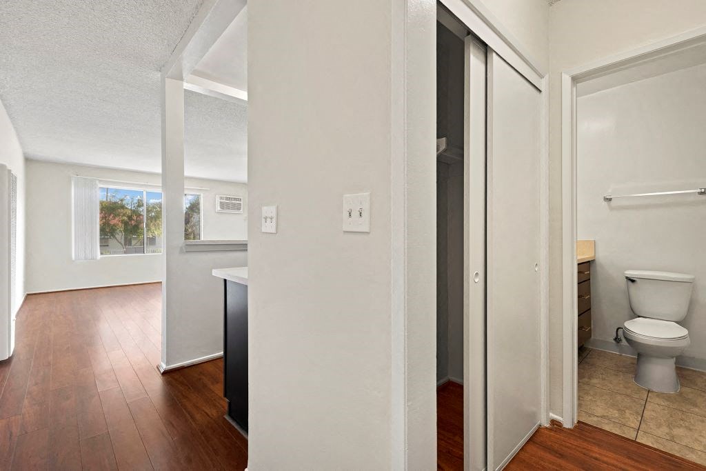 Closet Space at Riverside Villas Apartments, Valley Village, California