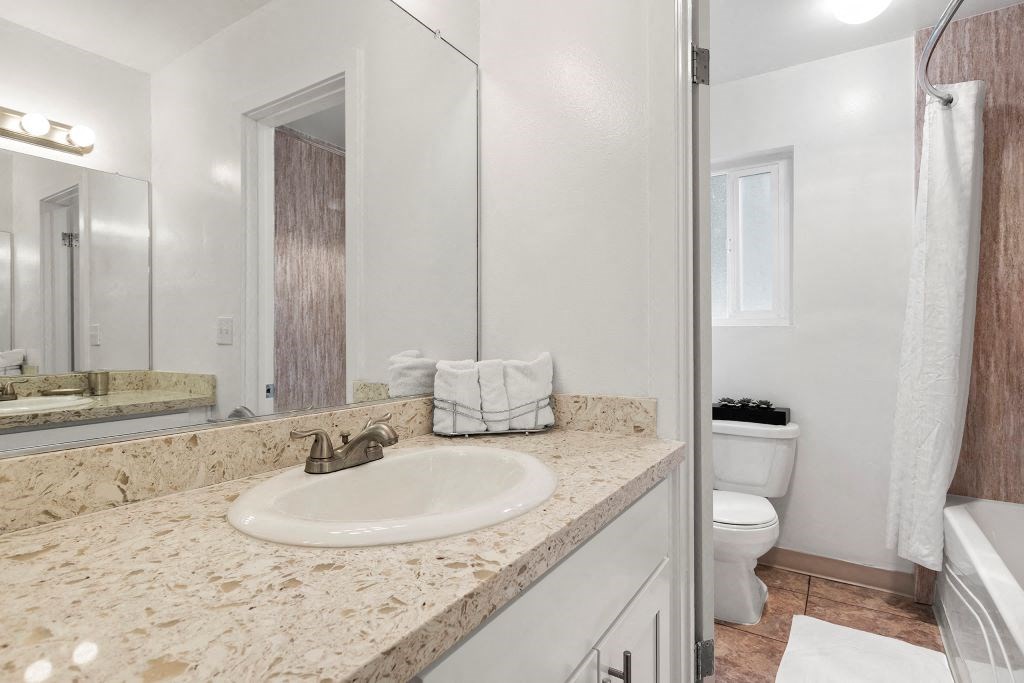 Upgraded Bathroom at Casa De Marina Apartments, California 90066