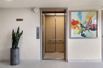 Elevator Access at Vista Apartments, Mar Vista, 90066