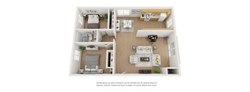 2 Bedroom 1 Bathroom