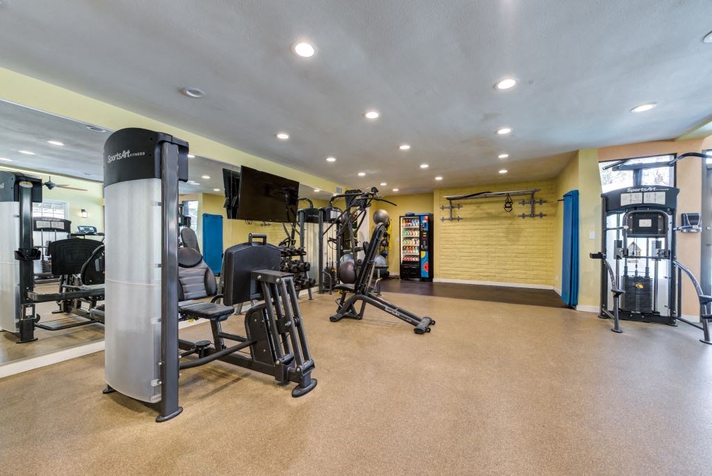 premier gym equipment at The Meadows at Westlake Village Apartments, Westlake Village, CA