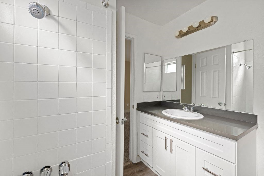 Bathroom at Topanga Canyon Apartments, West Hills, 91304