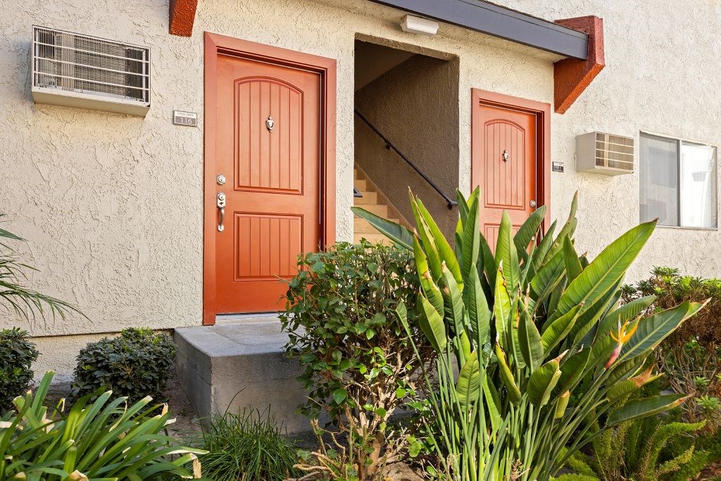 Entrance Door at Topanga Canyon Apartments, West Hills, CA