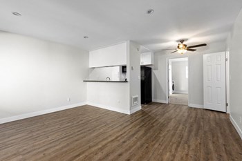 Topanga Apartments One Bedroom Living Area - Photo Gallery 3