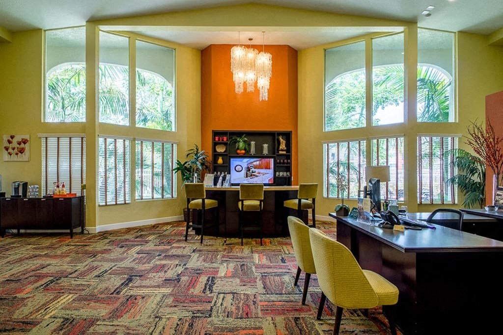 Leasing Office at The Reserve at Warner Center, California