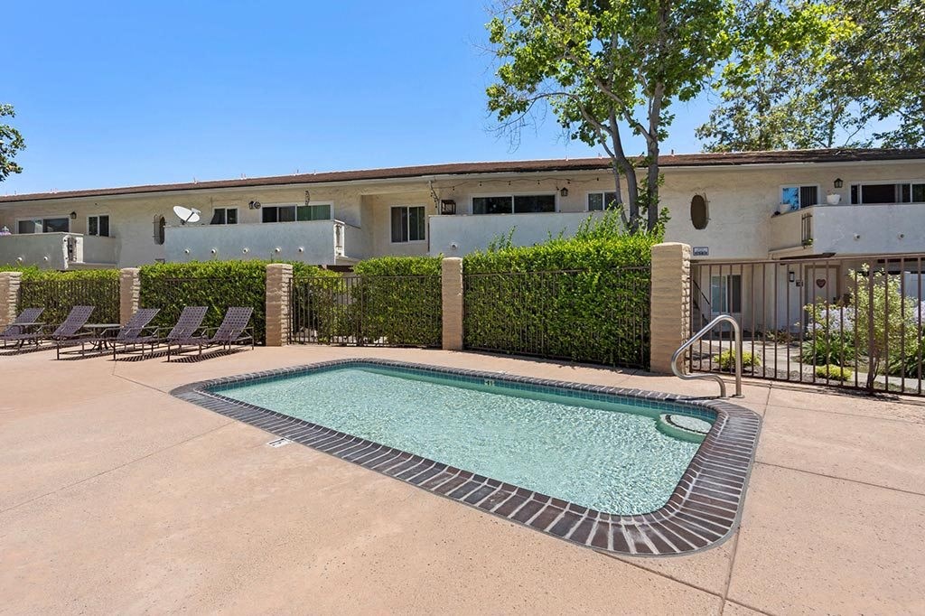 Apartments Building Surrounded By Lush Landscaping with Access to Pool at The Meadows at Westlake Village Apartments,Westlake Village, California