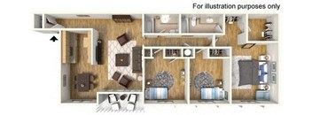 Sequoia Floor Plan at The Meadows at Westlake Village, California