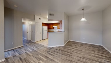 Living room at The Life at Westland Estates, Texas