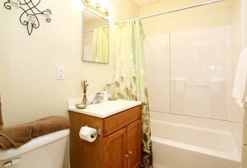 Spacious bathroom at The Life at Lakeside Villas in Wilmington, NC - Photo Gallery 12