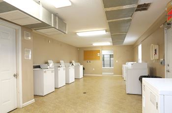 Laundry facility at The Life at Lakeside Villas in Wilmington, NC