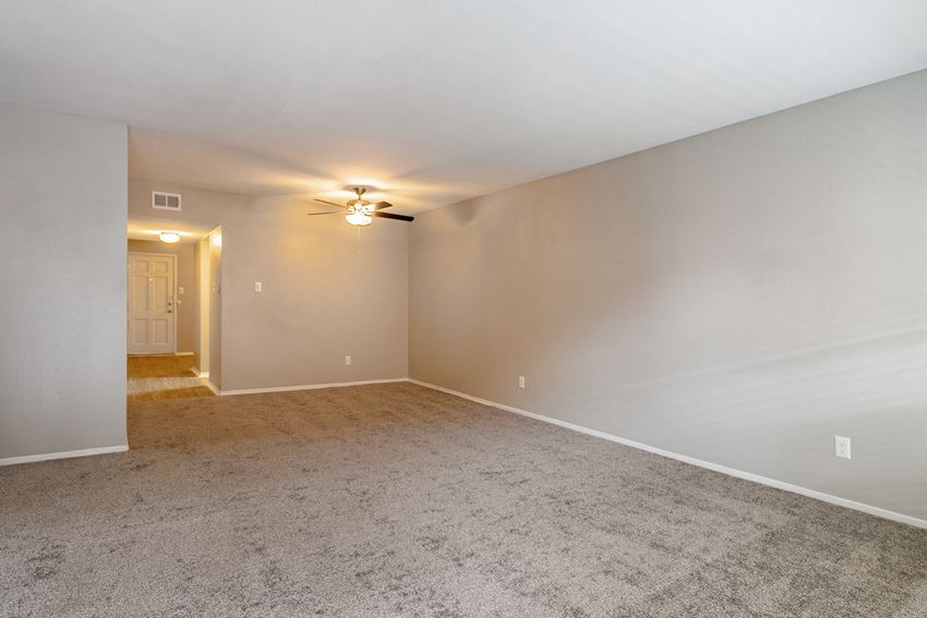 Renovated dining room with upgraded carpet