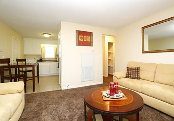 Open living room at The Life at Lakeside Villas in Wilmington, NC - Photo Gallery 2