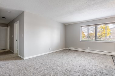 Living Room with upgraded carpet