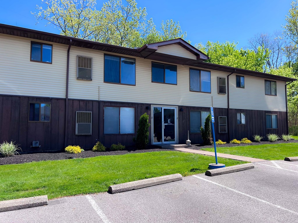 Reserved Parking Lot at Hallwood Manor Apartments, Mentor
