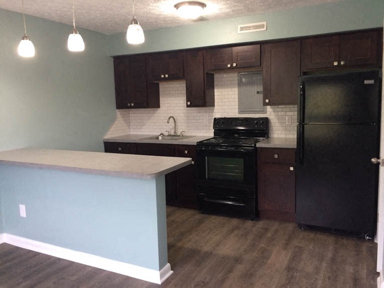 Black Appliances at Garfield Villa Apartments, Garfield Heights, 44125