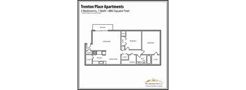 a floor plan for a bedroom with a bathroom and a closet