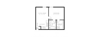 One Bedroom Floor Plan